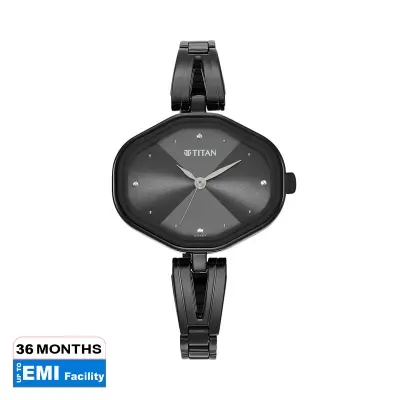 Picture of Ladies Karishma Black Dial Metal Strap Watch