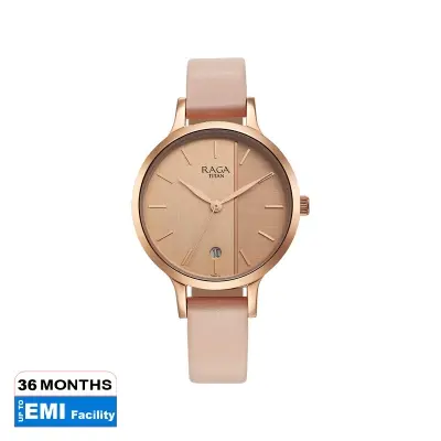 Picture of Titan Raga Viva Rose Gold Dial Watch for Women