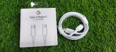 Picture of Google Original Type-C to Type-C Fast Charging Data Cable (USB-C/USB-C) – White White