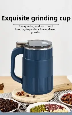 Picture of Smart Electric Coffee & Spice Grinder – Multifunctional High-Speed Home Grinder Navy Blue