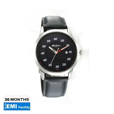 Picture of Titan 1806Sl14 Octane Quartz Analog With Date Blue Dial With Blue Leather Strap Watch For Men