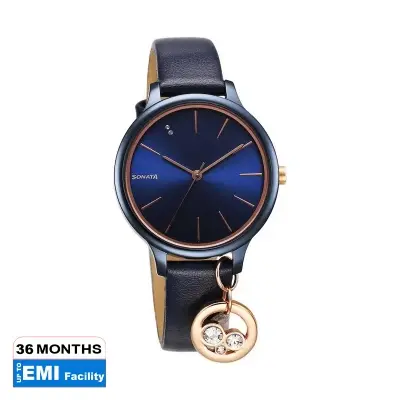 Picture of Sonata Reloaded Black Dial Analog Watch for Men