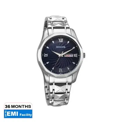 Picture of Sonata Volt Black Dial Analog Watch for Men