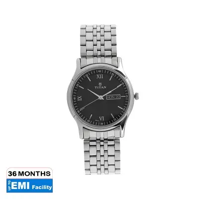 Picture of Black Dial Metal Strap Watch