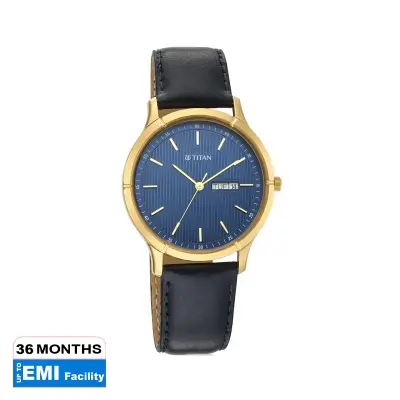 Picture of Lagan - Blue Dial Leather Strap