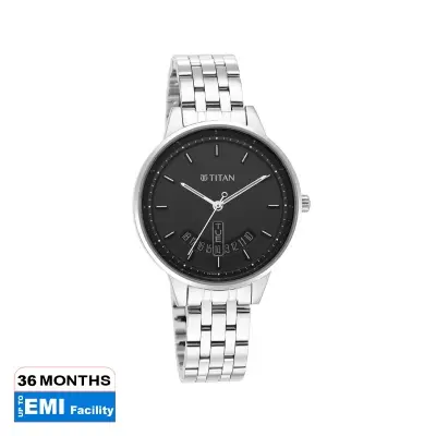 Picture of Workwear Watch with Black Dial & Brass Strap