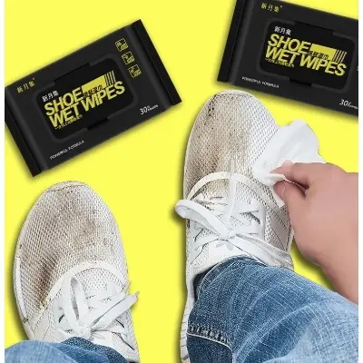 Picture of Shoe Cleaner Sneaker Cleaning Wet Wipes – Portable Disposable Shoe Cleaner Wipes