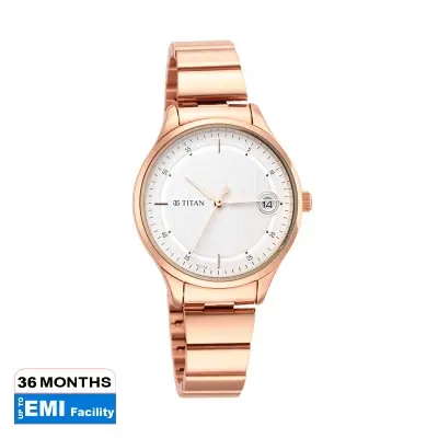 Picture of Workwear Silver Dial Rose Gold Stainless Steel Strap Watch