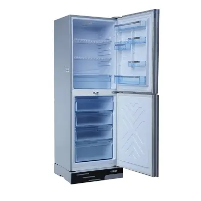 Picture of VISION Glass Door Refrigerator RE-330 Liter Maroon Daisy Bottom Mount