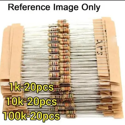 Picture of Resistor combo pack- 60pcs (Multicolor)