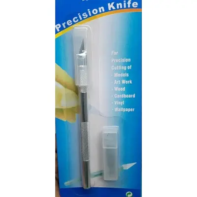 Picture of Precision Hobby Knife, Stainless Steel Cutter Craft Knive Set (Multicolor)