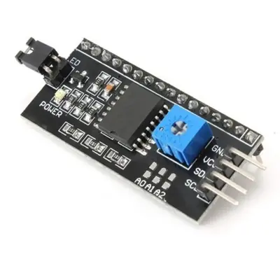 Picture of IIC I2C TWI SPI Serial Interface Board Module 5V 4Pin Serial Board Module Port IIC I2C TWI SPI For Arduino 1602 1601 2004 LCD Display (Multicolor)