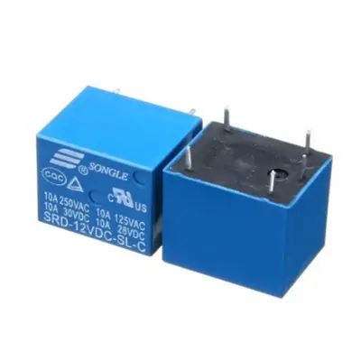 Picture of 12V DC Power Relay (SRD-12VDC-SL-C) 2-pcs