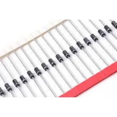 Picture of 50Pcs-Diodes 1N4007 1N-4007 40071000V 1A General Purpose Rectifier Diode Silicon Junction Diode DO-41 Package Electronics Circuitry & Parts (Black)