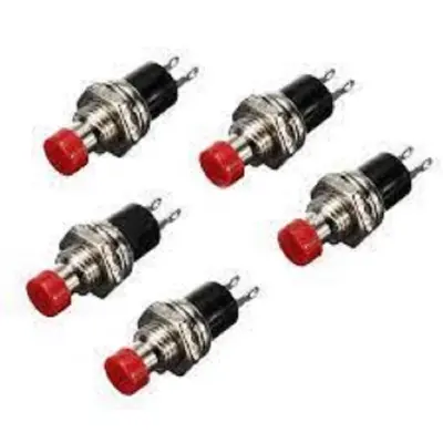 Picture of Push Switch 2pin, Red- 5pcs (Red)