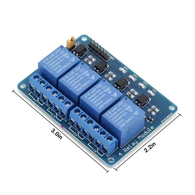 Picture of 4 Channel 5V Relay Module (Silver)