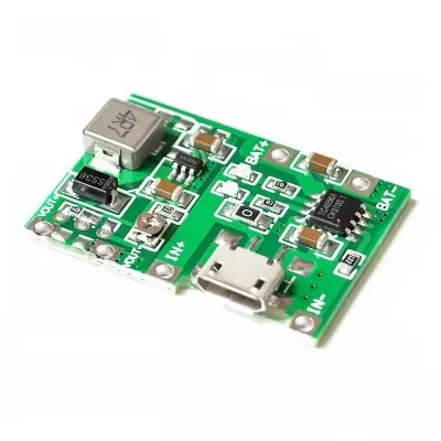 Picture of 3.7V 9V 5V 2A Adjustable Step Up 18650 Lithium Battery Charging Discharge Integrated Module (Silver)