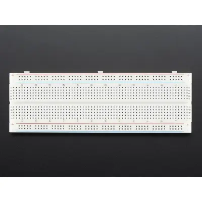 Picture of Prototype Breadboard 16.5X5.5 CM 830 Holes Solderless Universal Prototype for Test Develop DIY for Arduino Uno R3 (MB102) (White)