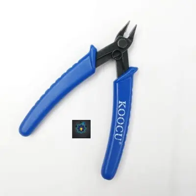 Picture of Electrical Component Wire Cable Cutters Cutting Side Snips Flush Pliers Nipper Anti-slip Rubber Mini Diagonal Pliers Hand Tools (Multicolor)