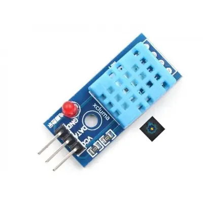 Picture of DHT11 Temperature and Relative Humidity Sensor Module (Multicolor)