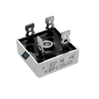Picture of 35A 1000V diode bridge rectifier KBPC3510 (Silver)
