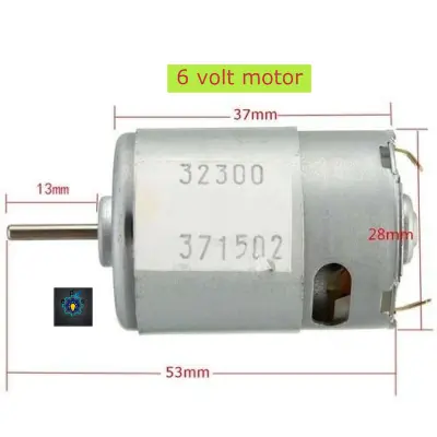 Picture of 6 Volt high Speedy and high Energetic DC Motor (Silver)