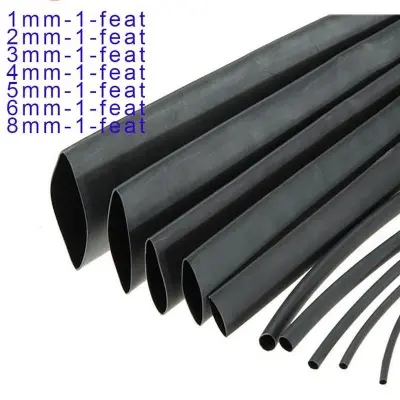 Picture of Heat Shrink Tube (1 mm to 8 mm) Combo Pack, (Total 7 Feet) (Multicolor)