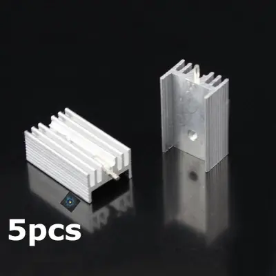 Picture of 5pcs-TO-220 Aluminium Heatsink (Silver)