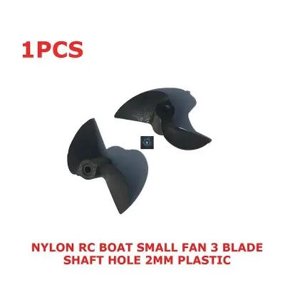Picture of Nylon RC Boat small Fan 3 Blade Shaft Hole 2mm Plastic