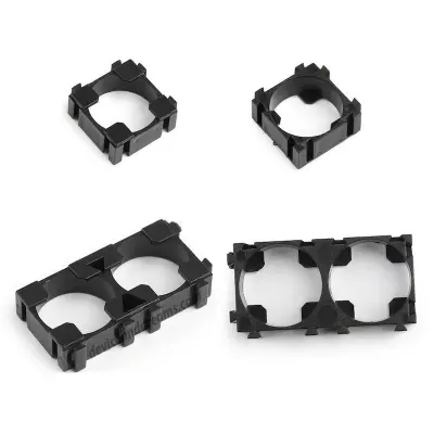 Picture of (6 Pieces)18650 Lithium Battery Case Holder / Spacer Bracket For BMS Protection Board (Black)