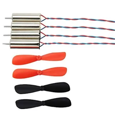 Picture of Ultra High Speed Core Less Motor 4 pcs with 4 blade (Multicolor)