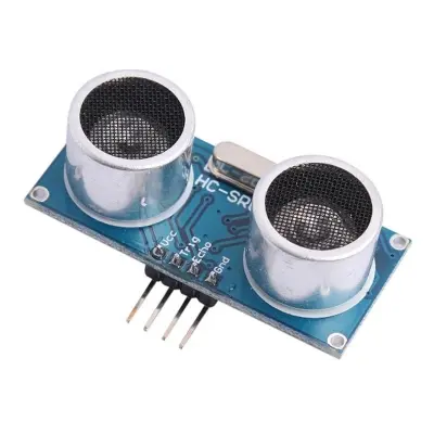 Picture of HC-SR04 Ultrasonic Wave Detector Ranging Module PICAXE Micro controller Ultrasonic Distance Sensor for arduino Uno R3 and DIY Project (Silver)