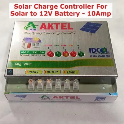 Picture of Solar Charge Controller For Solar to 12V Battery - 10Amp - solar charge controller (Multicolor)