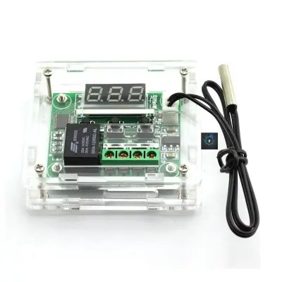 Picture of W1209 Incubator Controller + Diy Acrylic Box Abs Plastic Case Ntc Thermocouple Heat Cool Temperature Controller - Solar Panel - Power Bank Circuit - power bank circuit (Multicolor)