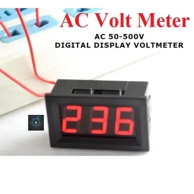 Picture of AC 50-500V Digital Display Voltmeter (Black)
