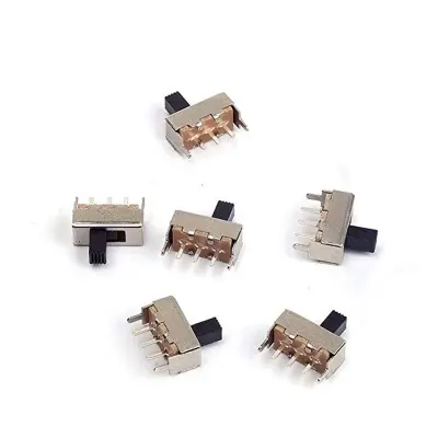 Picture of Micro Slider Switch SPDT (6 Pcs Pack) (Black)