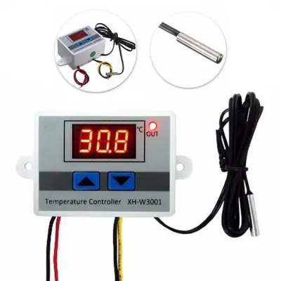 Picture of Xh-W3001 Digital Heat Cool Temperature Controller - Power Bank Circuit (White)