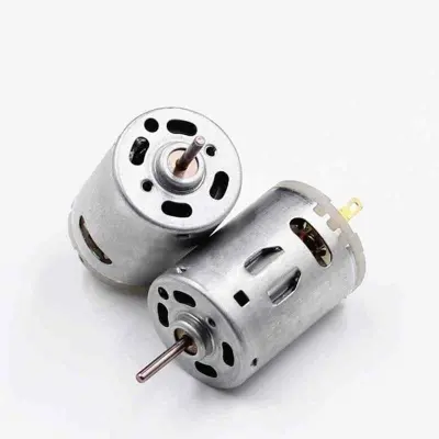 Picture of Small Electric DC Motor for Hair Dryer Use (Silver)