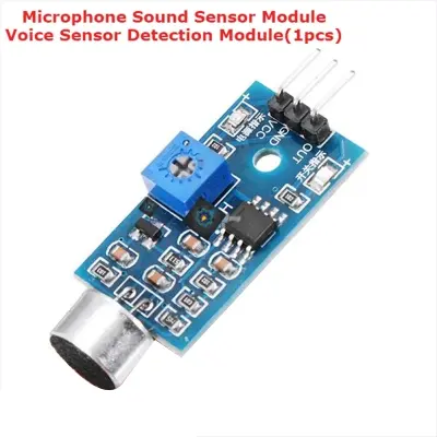 Picture of Microphone Sound Sensor Module Voice Sensor Detection Module(1pcs) (Silver)