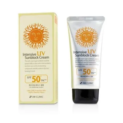 Picture of 3W Clinic Intensive UV Sunblock Cream with SPF50+ PA+++