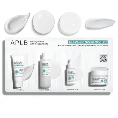 Picture of APLB Glutathione Niacinamide Skin 4 Types Sachet Set