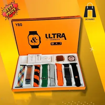 Picture of HK 9Ultra Smartwatch Golden Edition (Dual Straps)