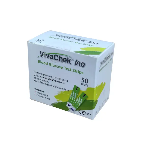 Picture of VivaChek Ino Blood Glucose 50 Test Strips