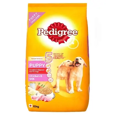 Picture of Pedigree Puppy Dry Dog Food, Chicken & Vegetables, 10kg Pack