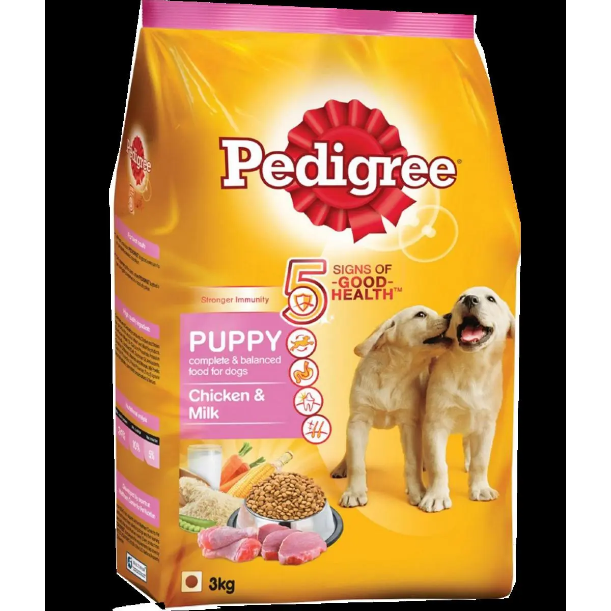 Picture of Pedigree Puppy Dry Dog Food, Chicken & Vegetables, 3kg Pack