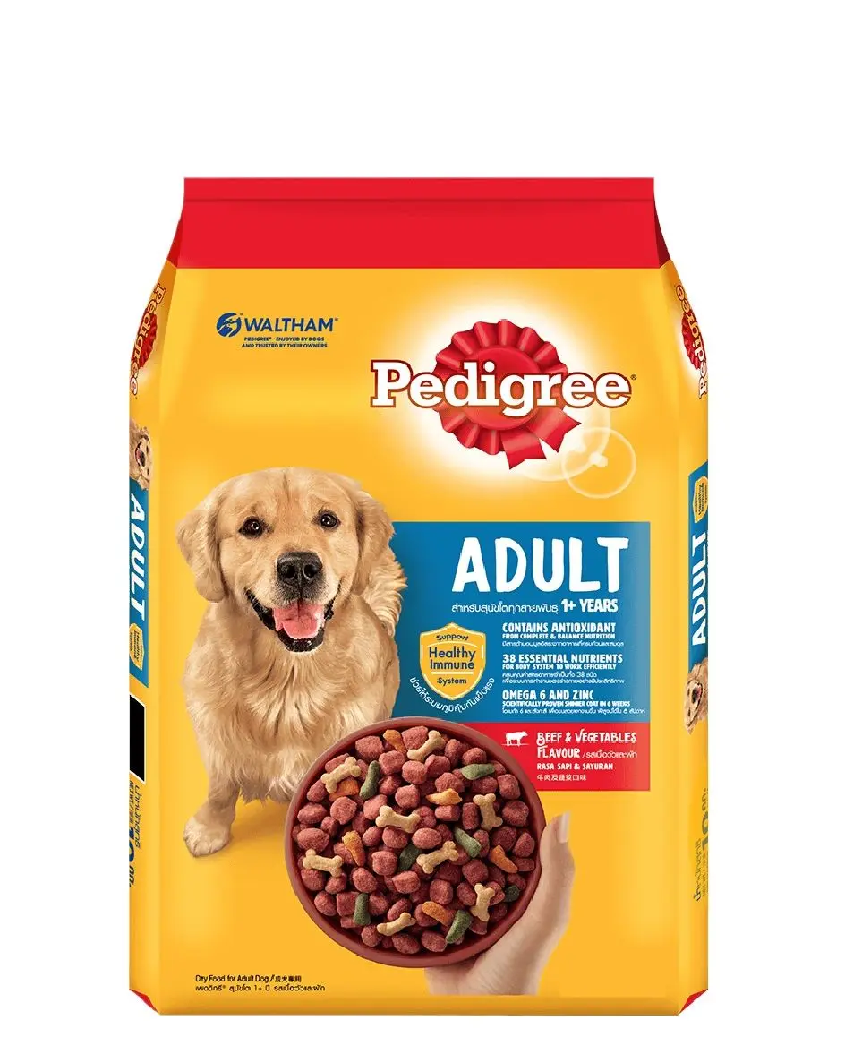 Picture of Pedigree Adult Dry Dog Food 20kg Pack, Made in Thailand