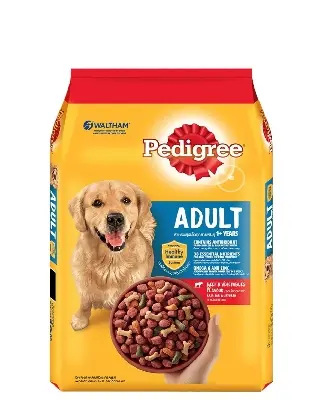 Picture of Pedigree Adult Dry Dog Food 20kg Pack, Made in Thailand