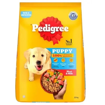 Picture of Pedigree Puppy Dry Dog Food 20kg Pack, Made in Thailand