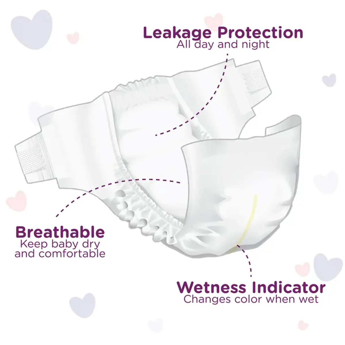 Picture of Pampers Baby Dry Diapers Belt Size 5-(11-16kg)- 72 Pcs