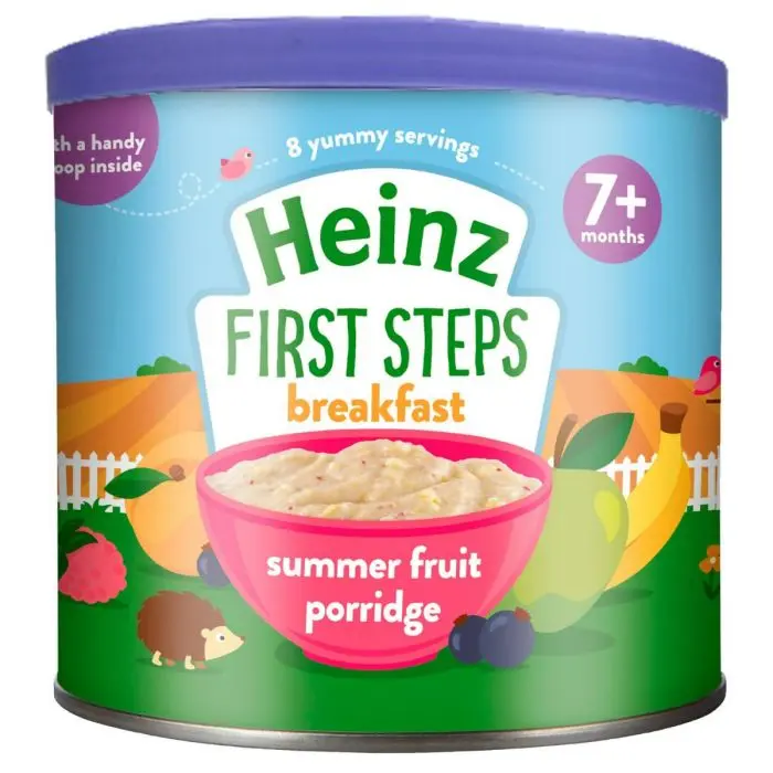 Picture of Heinz First Steps Breakfast Summer Fruit Porridge 240gm For 7 Months+ Baby